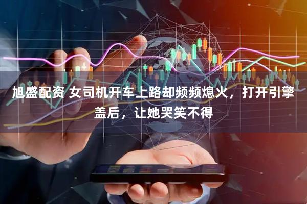 旭盛配资 女司机开车上路却频频熄火，打开引擎盖后，让她哭笑不得